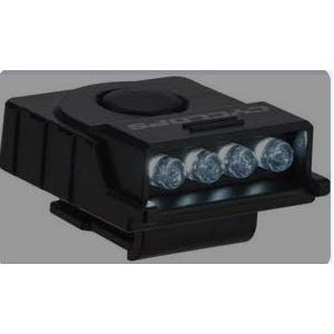 Black Hat Clip White LED Light