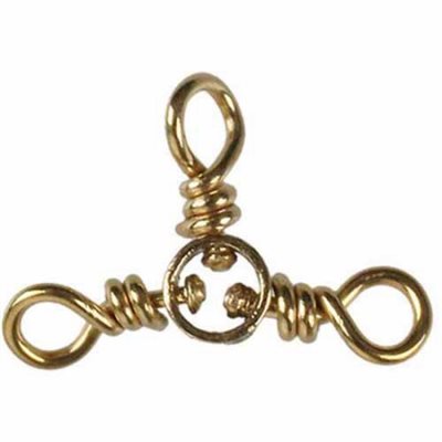 SWIVEL 3-WAY SP BRS sz 1 / 0