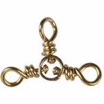 SWIVEL 3-WAY SP BRS sz 1 / 0