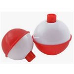 FLOAT SNAP-ON RED / WHT 1-3 / 4" 2-pk