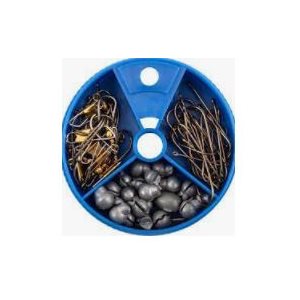 Danielson D1007 Hook Swivel Sinker Kit Dial Box Assortment