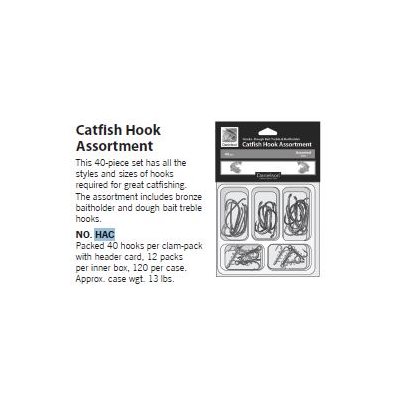 HOOK ASST CATFISH 40-pc