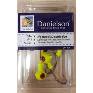 Danielson JH14CH Jighead 1 / 4oz Chartreuse