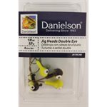 Danielson JH18CHB Jighead 1 / 8oz Chartreuse / Black