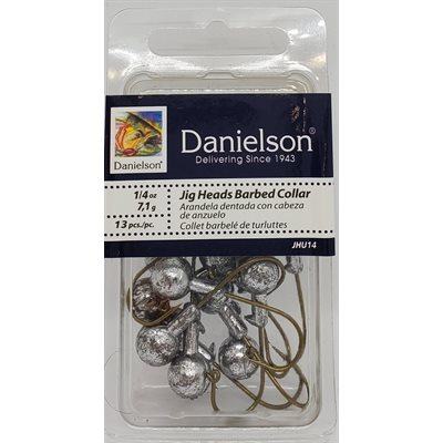 JIGHEAD UNPAINTED 1 / 4 oz 13 pc