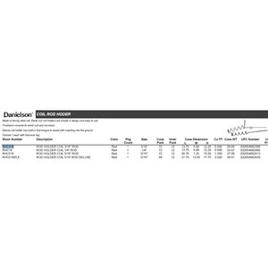 ROD HOLDER COIL 1 / 4" ROD