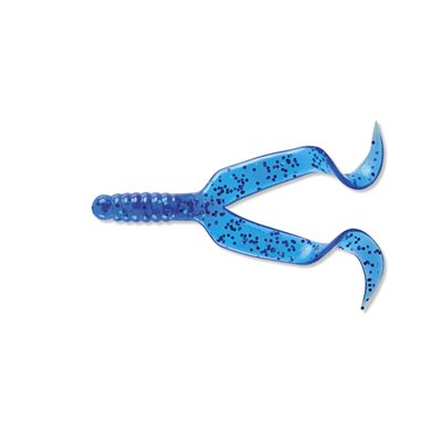 "4"" DOUBLE TAIL 100 PCS BLUE SAPPHIRE"