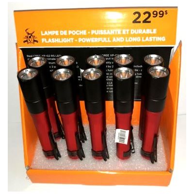 Real CREE XP-G2 R5 LED, max output is 300lm DISPLAY DE 10 UN