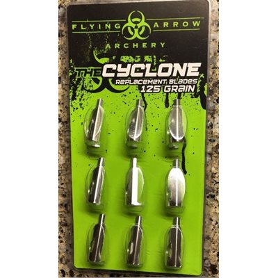 (Cyclone Broadhead 125 replacment blade pack)