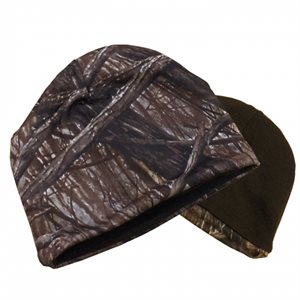 Muddy Water Camo Reversible Beanie, Brown / Camo