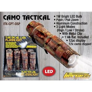 Push-Pull Tactical, Brown camo dipped, 1 Watt, 12 ct. dsp