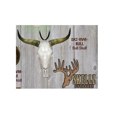 "Skullz" mirror hanger, Bull