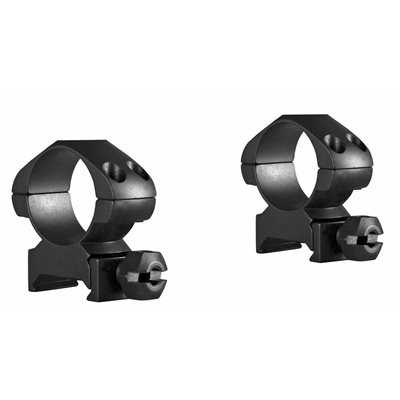 PRECISION STEEL RING MOUNTS 1" 2 PIECE WEAVER MEDIUM