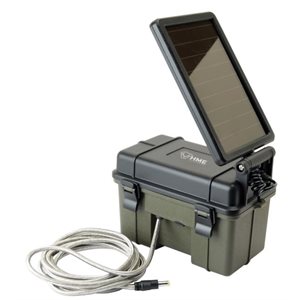 12V BATTERY BOX W / SOLAR PANEL