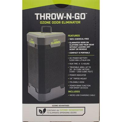 THROW-N-GO OZONE AIR PURIFIER