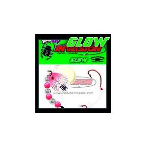 GLOW Rose et Blanc (Hologramme Argent)