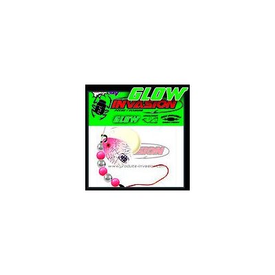 GLOW Rose et Blanc (Hologramme Argent)