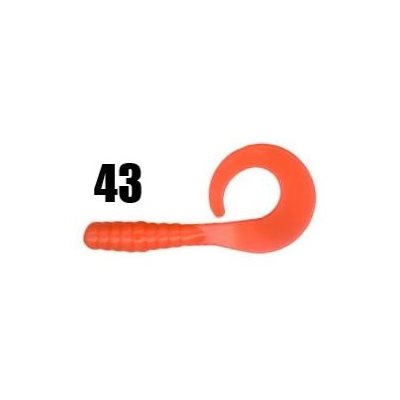 "4"" Curly Tail ORANGE"