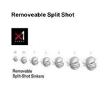 X-1 BB Removeable split shot