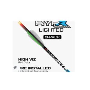 "LIGHTED HYPR™ LITE 20"" CROSSBOW BOLTS 3PK"