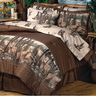 WHITETAIL DREAMS COMFORTER SET QUEEN