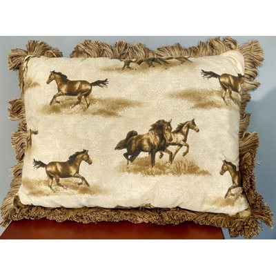 WILD HORSES OBLONG PILLOW