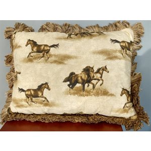 WILD HORSES OBLONG PILLOW