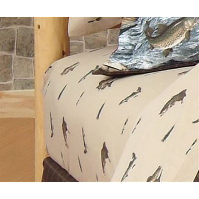 RIVER FISHING SHEET SET QUEEN