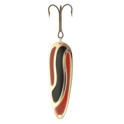 2 RED BLK STRIPE APACHE LURE