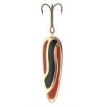 2 RED BLK STRIPE APACHE LURE