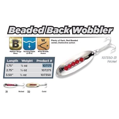 #136 NICKEL BEADED BACK