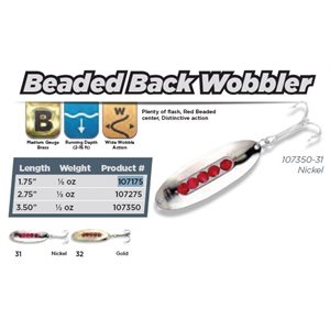 #136 NICKEL BEADED BACK