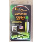 Gold Tip Bolt End Crescent Green -- 3-pack