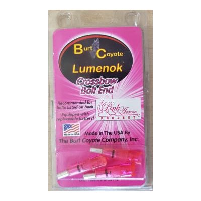 Gold Tip Bolt End Crescent Pink -- 3-pack