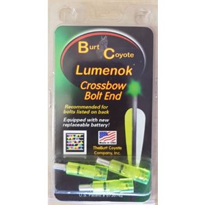 Gold Tip Bolt End Flat Green -- 3-pack