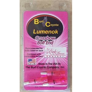 Gold Tip Bolt End Flat Pink -- 3-pack