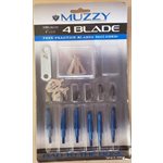 "Muzzy 100 Grain 4-Blade 1"" Cut (6 pack)"