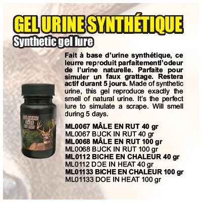 SYNTHETIQUE GEL DEER MALE 50 GR