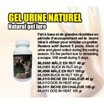 GEL URINE NATUREL BICHE EN CHALEUR 50 GR12PACK