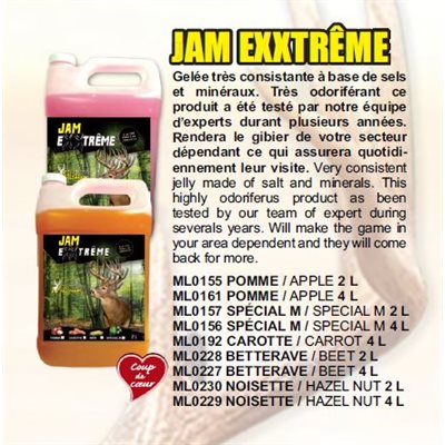 JAM EXXTREME RECETTE SPECIALE CHEVREUIL 4 L4PACK