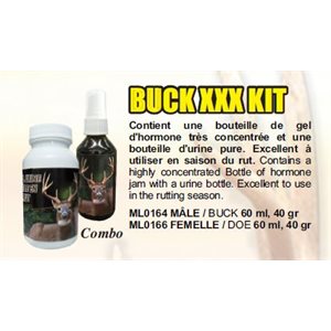 BUCK XXX KIT CHEVREUIL MALE20PACK