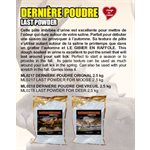 DERNIÈRE POUDRE ORIGNAL 2.5 KG8PACK
