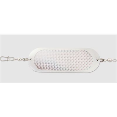 "3 / 0 Jensen Dodger 4-5 / 8"" Chrome / Silver Prism-Lite"