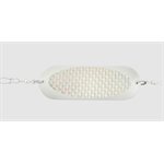 "4 / 0 Jensen Dodger 3-15 / 16"" Chrome / Silver Prism-Lite"