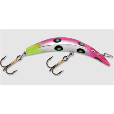 "Kwikfish K11X (Non-Rattle) 3-3 / 8"" Flo. Pink / Chart UV"