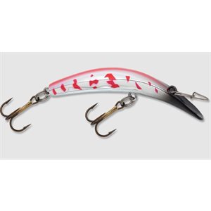 "Kwikfish K9X (Non-Rattle) 2-3 / 4"" Silver Red Mamba"