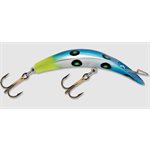 "Kwikfish K9X (Non-Rattle) 2-3 / 4"" Blue / Chartreuse UV"