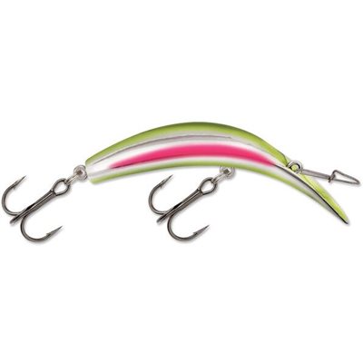 "Kwikfish K9X (Non-Rattle) 2-3 / 4"" Green Chrome Red Streak"
