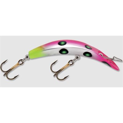 "Kwikfish K14 (Rattle) 4-1 / 4"" Flo.Pink / Chartreuse UV"