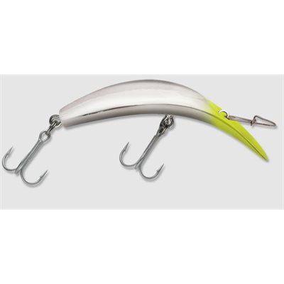 "Kwikfish K15 (Rattle) 5"" Silver / Chartreuse Head"